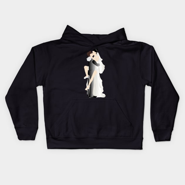 Wedding shirts Kids Hoodie by Pet & Nature Lovers